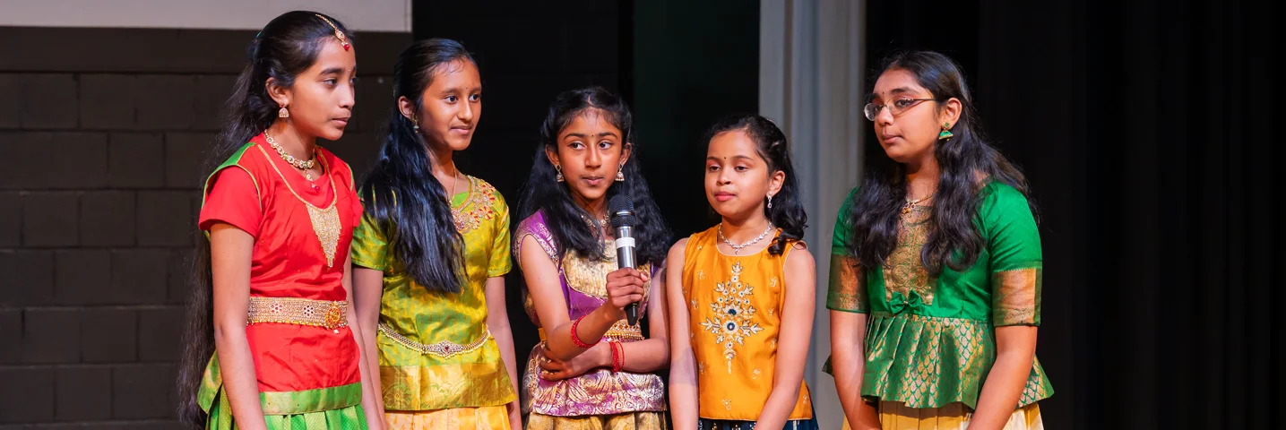 Avvai Tamil School students singing